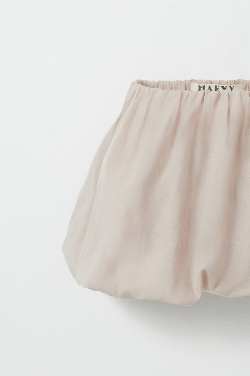 Bej Pamuk Mini Balon Etek - 3