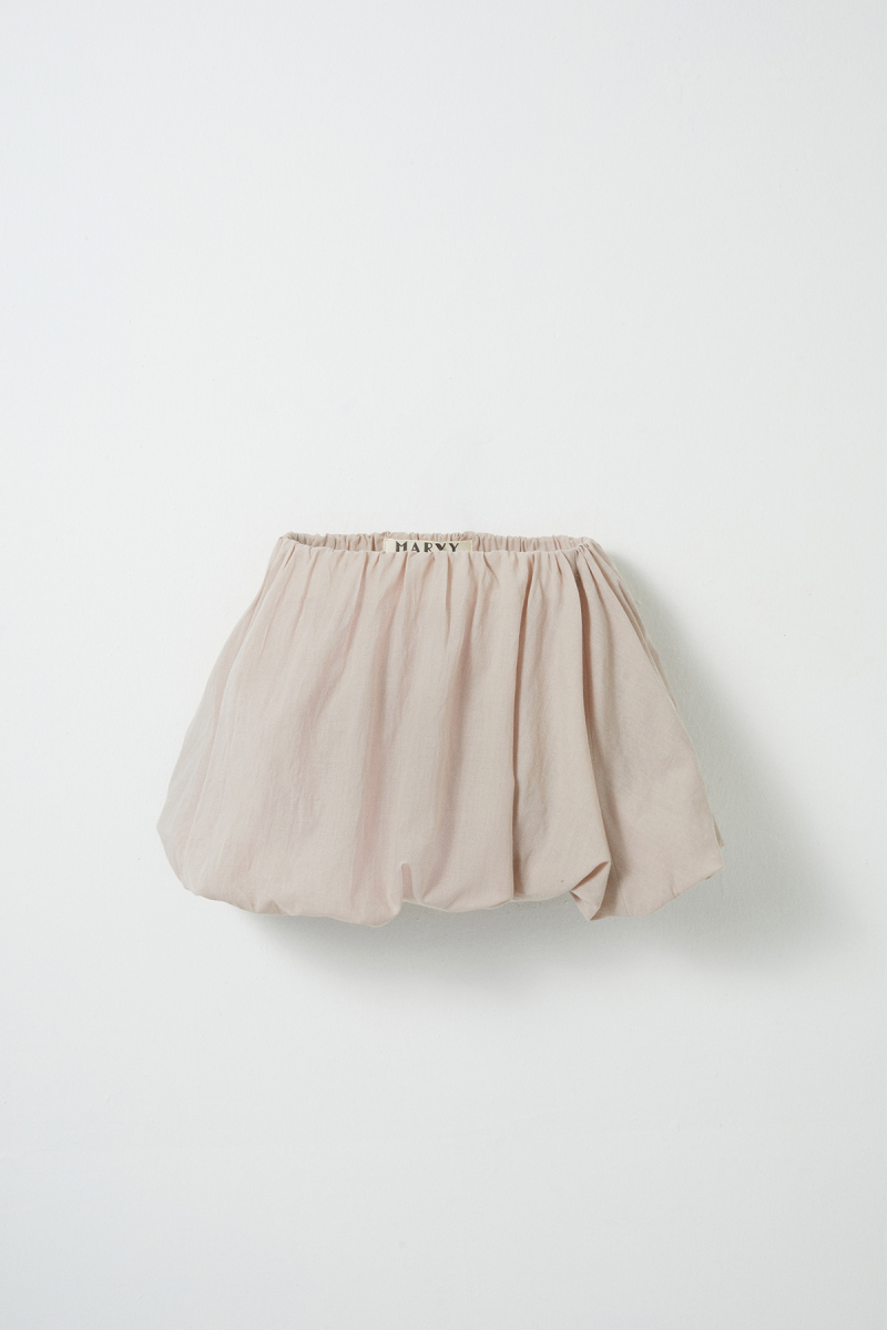 Bej Pamuk Mini Balon Etek - 4