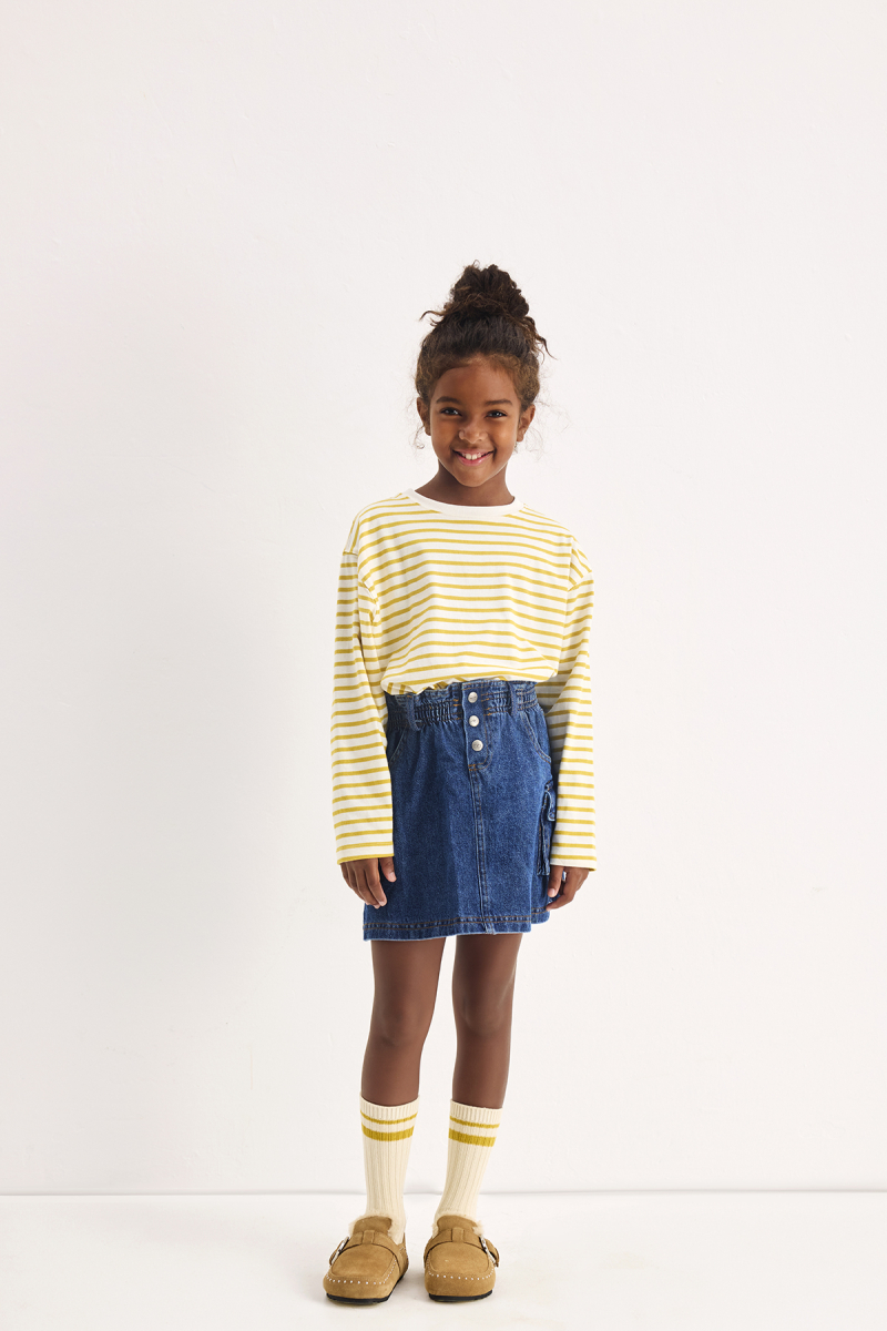 Bella Mini Denim Etek - 3