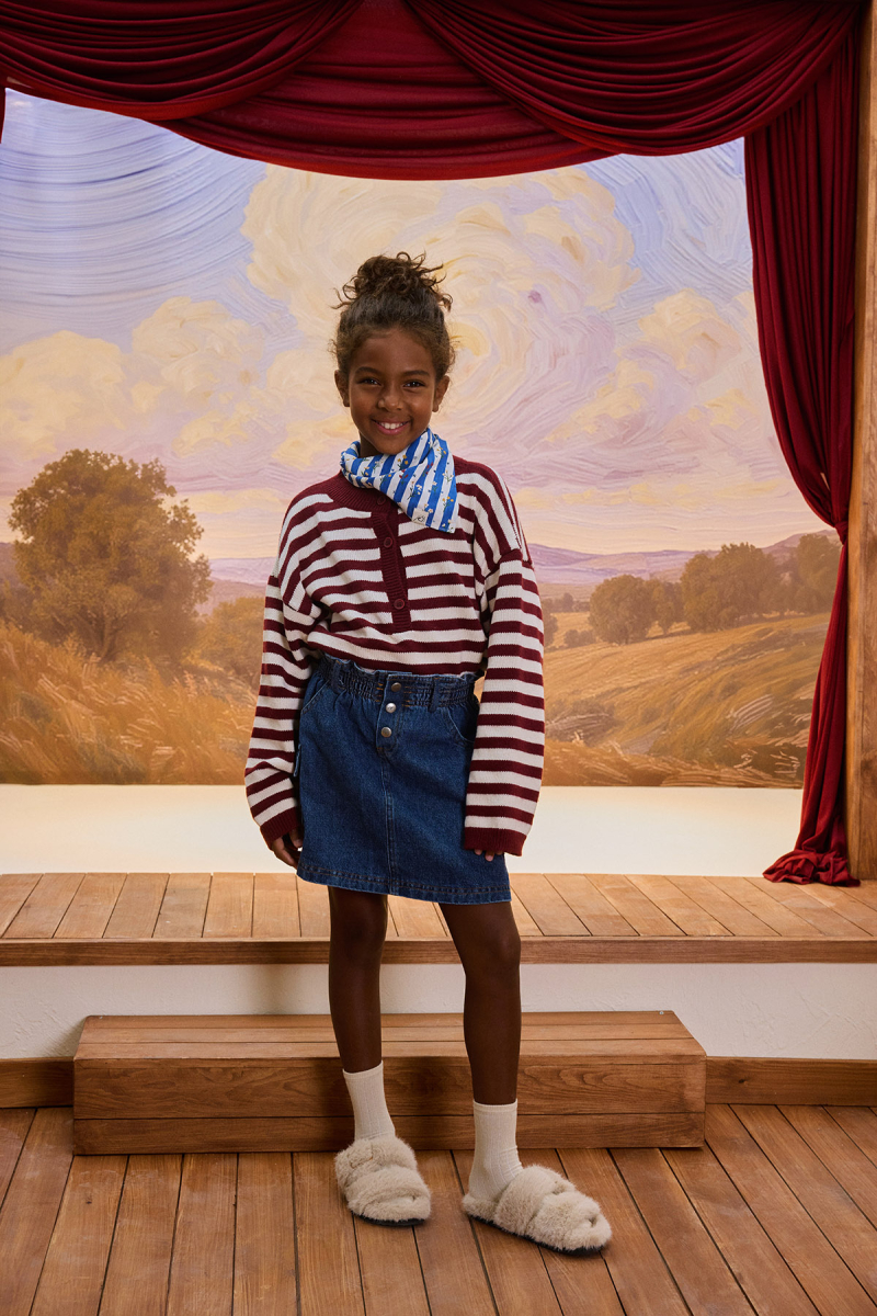 Bella Mini Denim Skirt - 1