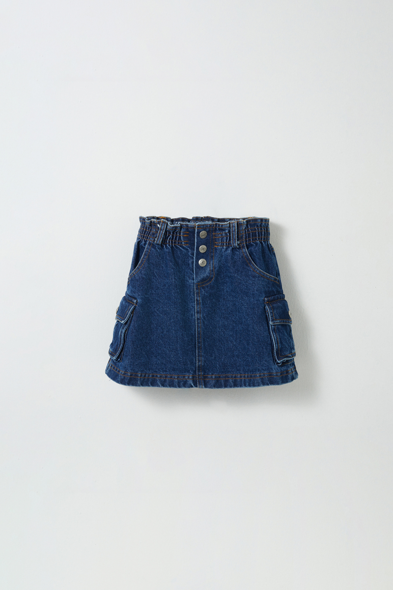 Bella Mini Denim Skirt - 5