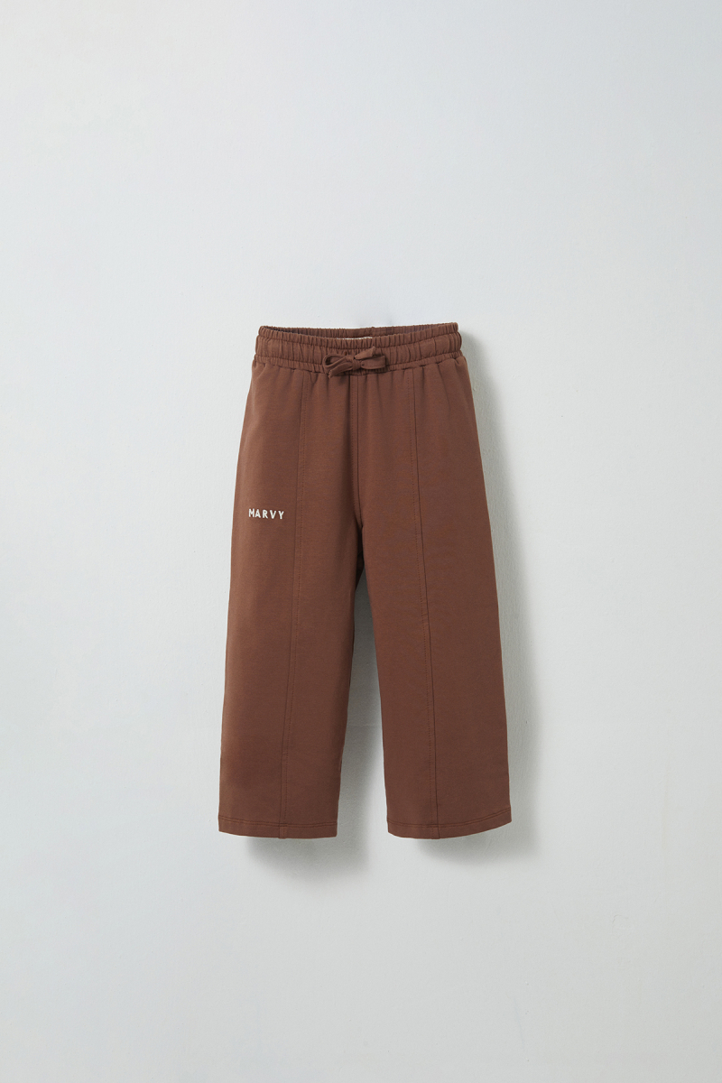 Brown Embroidered Detailed Relaxed Leg Trousers - 4