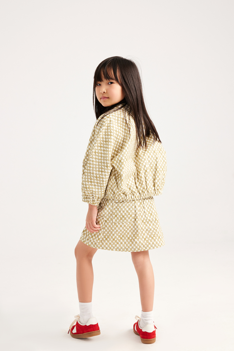 Checkered Patterned Mini Skirt - 5