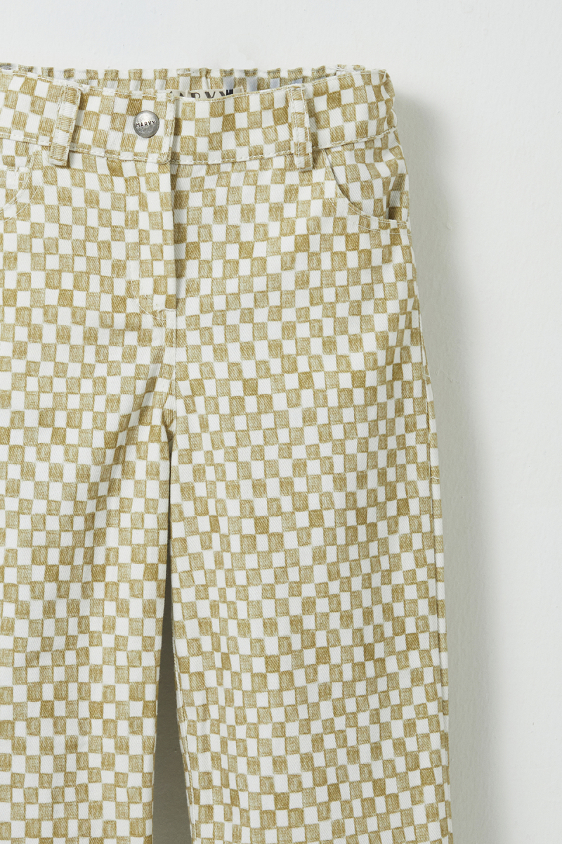 Checkered Patterned Trousers - 5