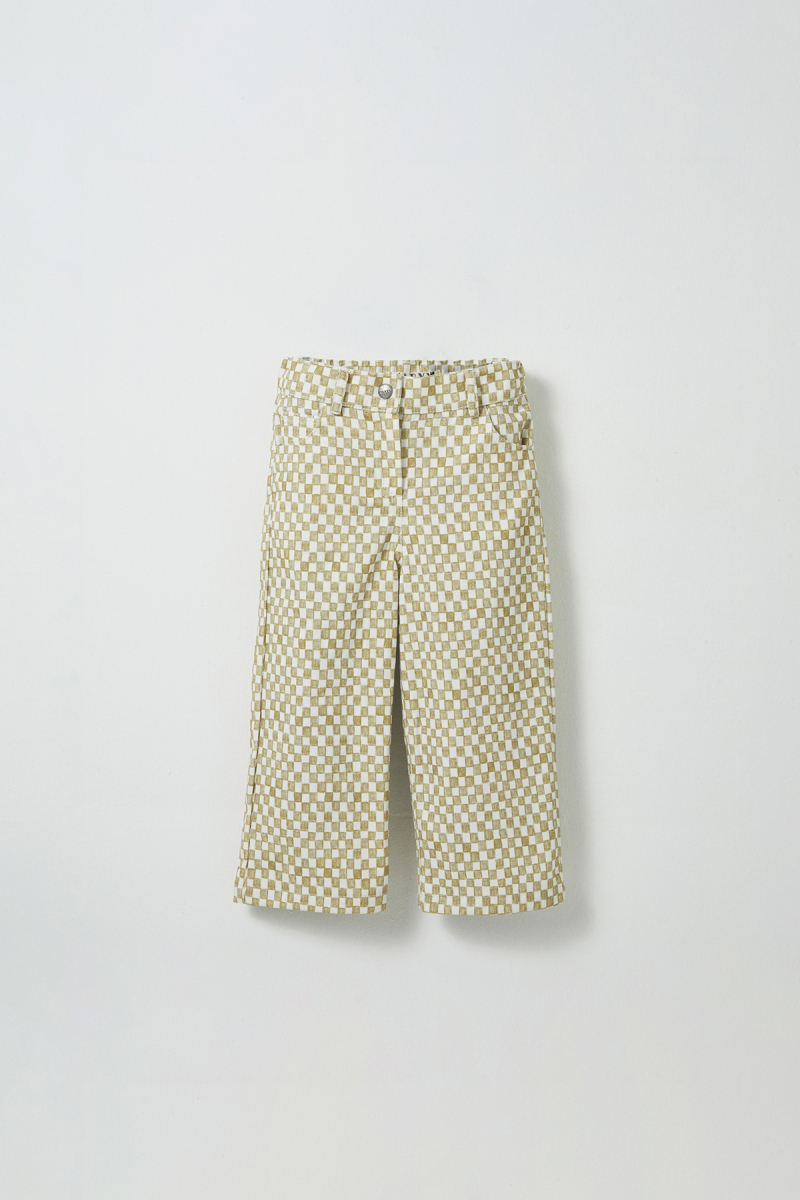 Checkered Patterned Trousers - 3