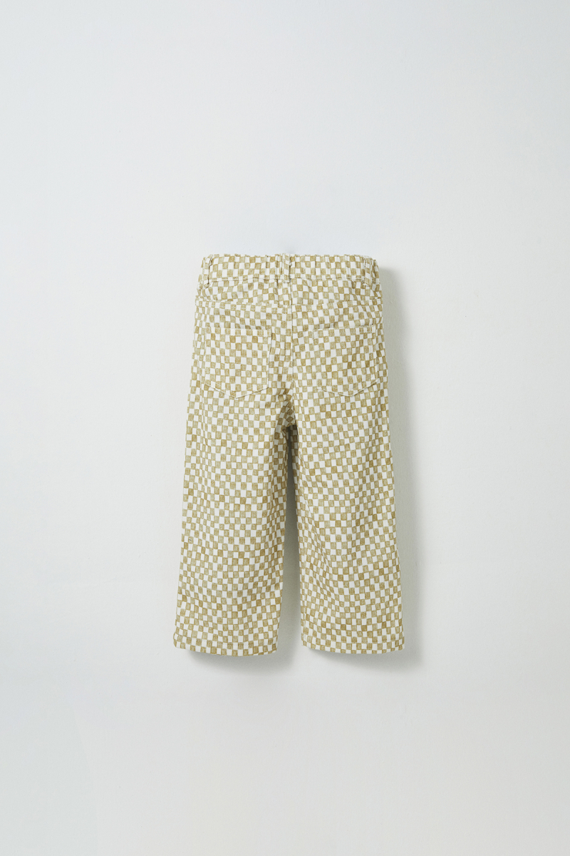 Checkered Patterned Trousers - 7