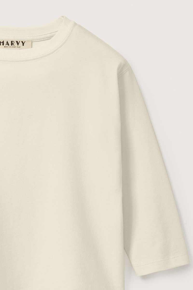Cream Long Sleeve T-shirt - 2