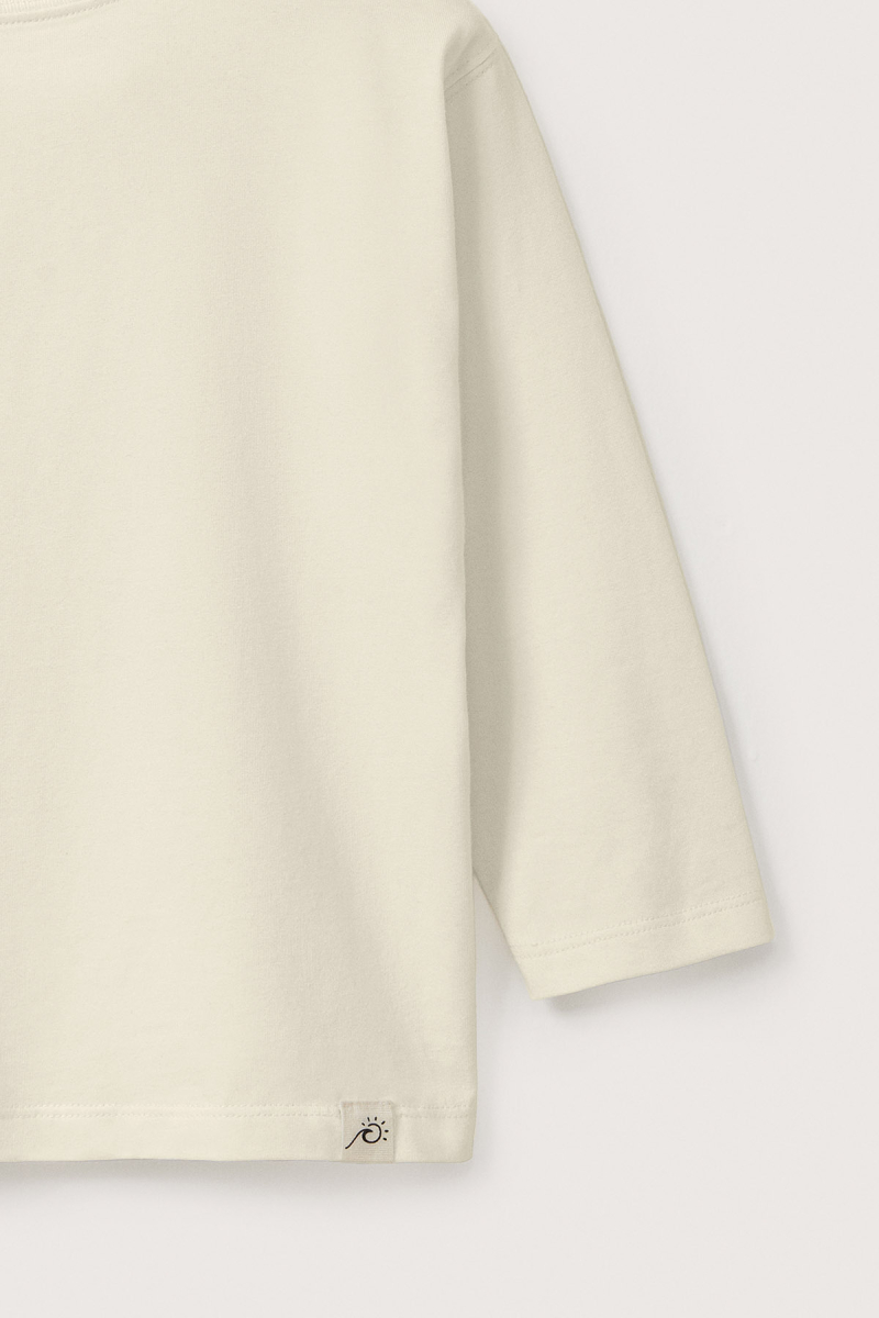 Cream Long Sleeve T-shirt - 3