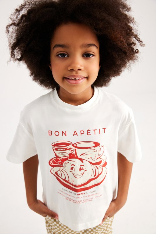 Croissant Printed T-shirt - MARVY