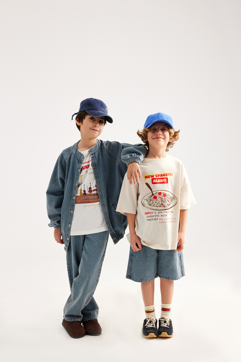 Denim Bomber Jacket - 4