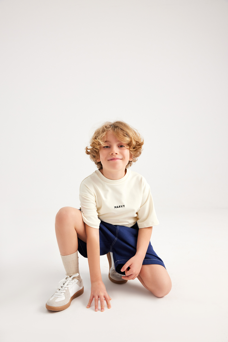 Ecru Embroidered Detailed Oversize T-shirt - 8