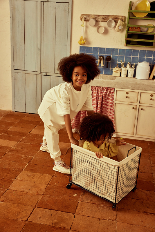 Ekru Nakış Detaylı Jogging Pantolon - MARVY