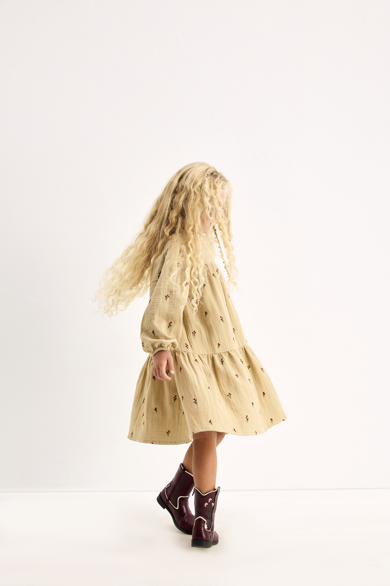 Ellis Floral Embroidered Dress - 3