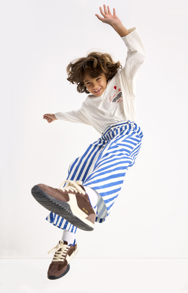 Finn Blue Striped Pants - 1