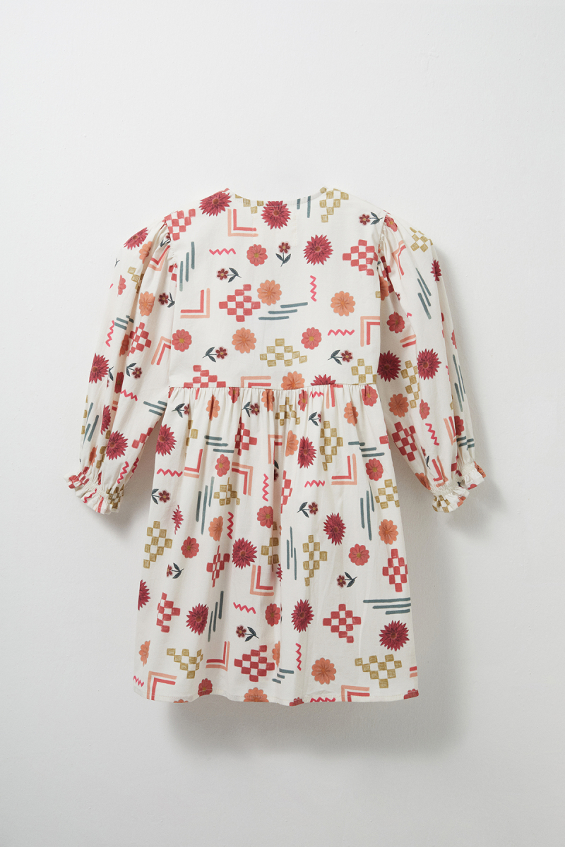 Fiona Patterned Dress - 4