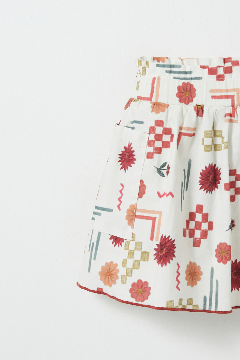 Fiona Patterned Skirt - 6