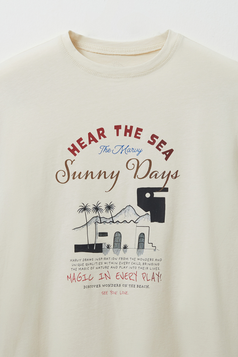 Hear The Sea Printed Oversize T-shirt - 2