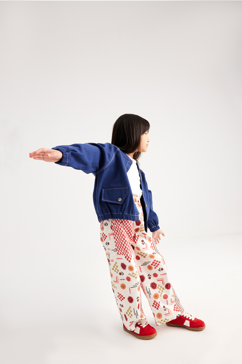 Indigo Punto Stitched Bomber Jacket - 5