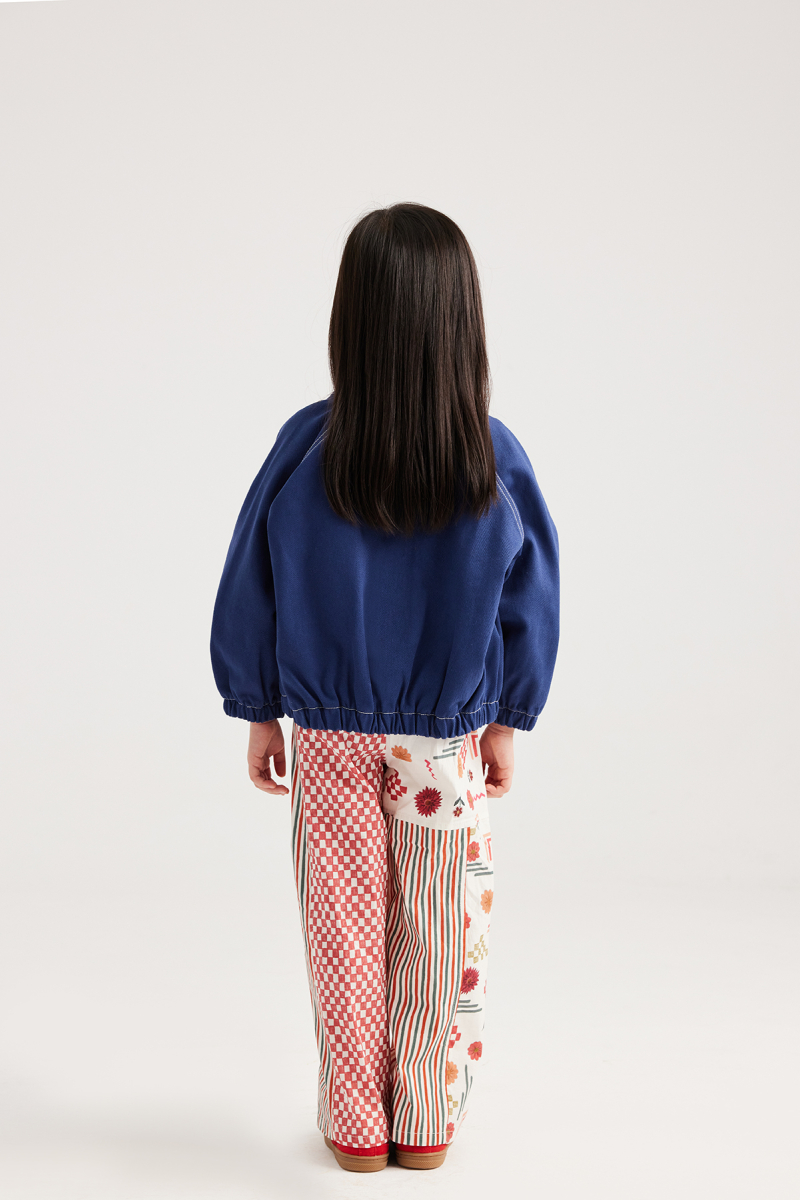 Indigo Punto Stitched Bomber Jacket - 8