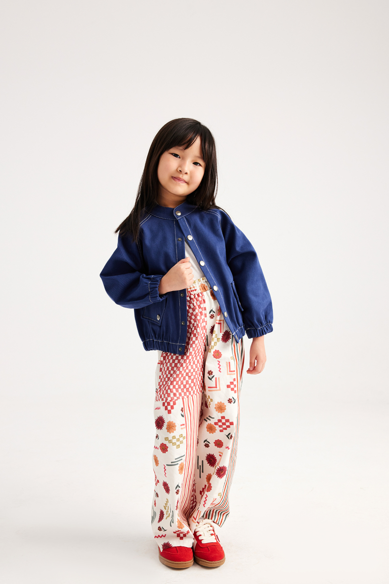 Indigo Punto Stitched Bomber Jacket - 3