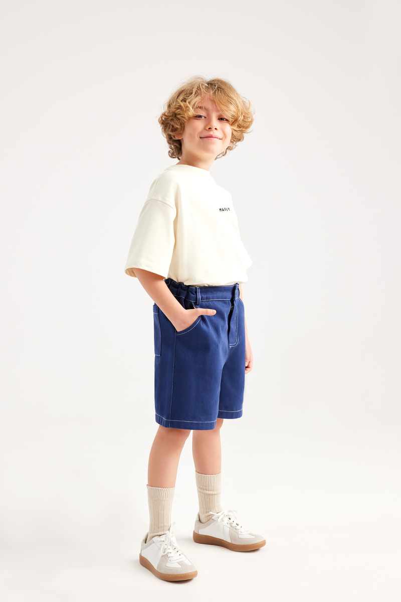 Indigo Punto Stitched Shorts - 3