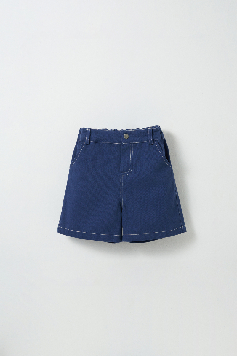 Indigo Punto Stitched Shorts - 2