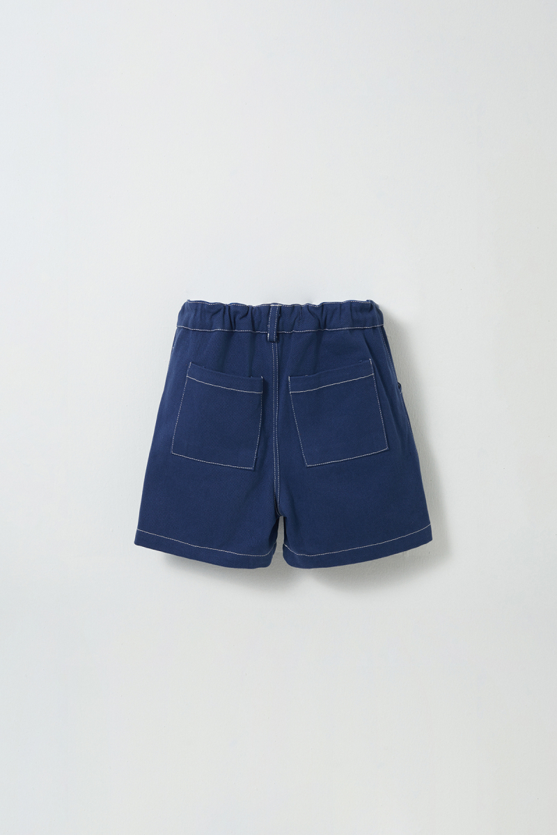 Indigo Punto Stitched Shorts - 4