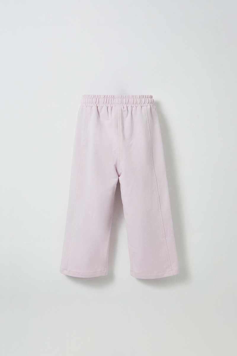 Lilac Embroidered Detailed Relaxed Leg Trousers - 4