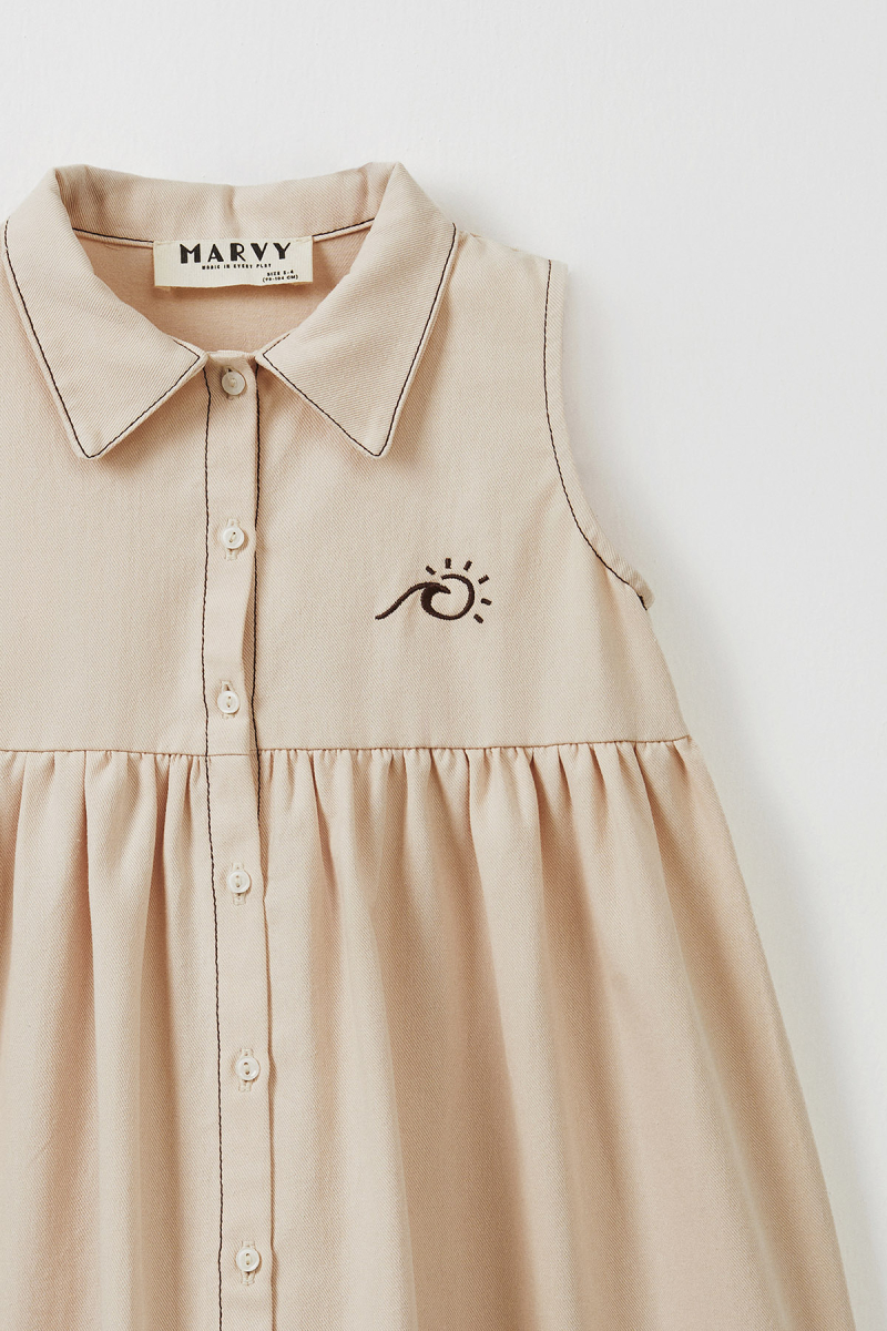 Lindy Ivory Shirt Dress - 2