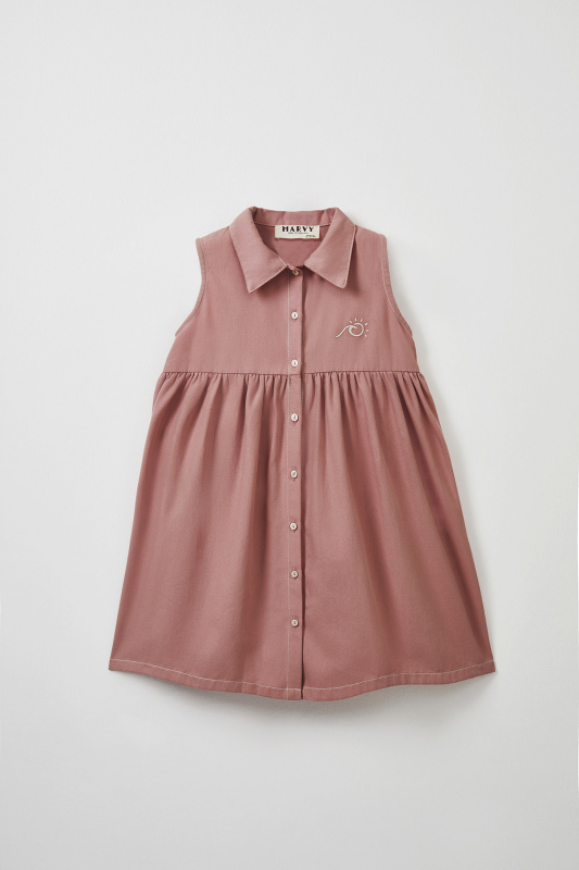 Lindy Pink Shirt Dress 