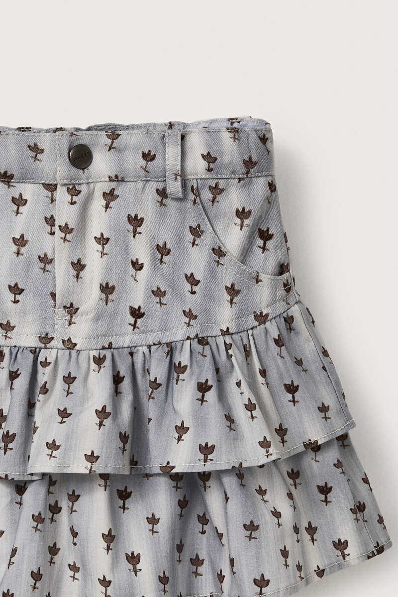 Lior Patterned Gabardine-Poplin Mini Skirt - 6