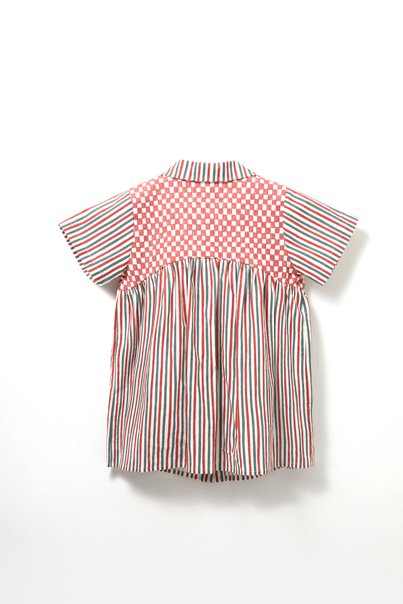 Lola Checkered Striped Dress - 6