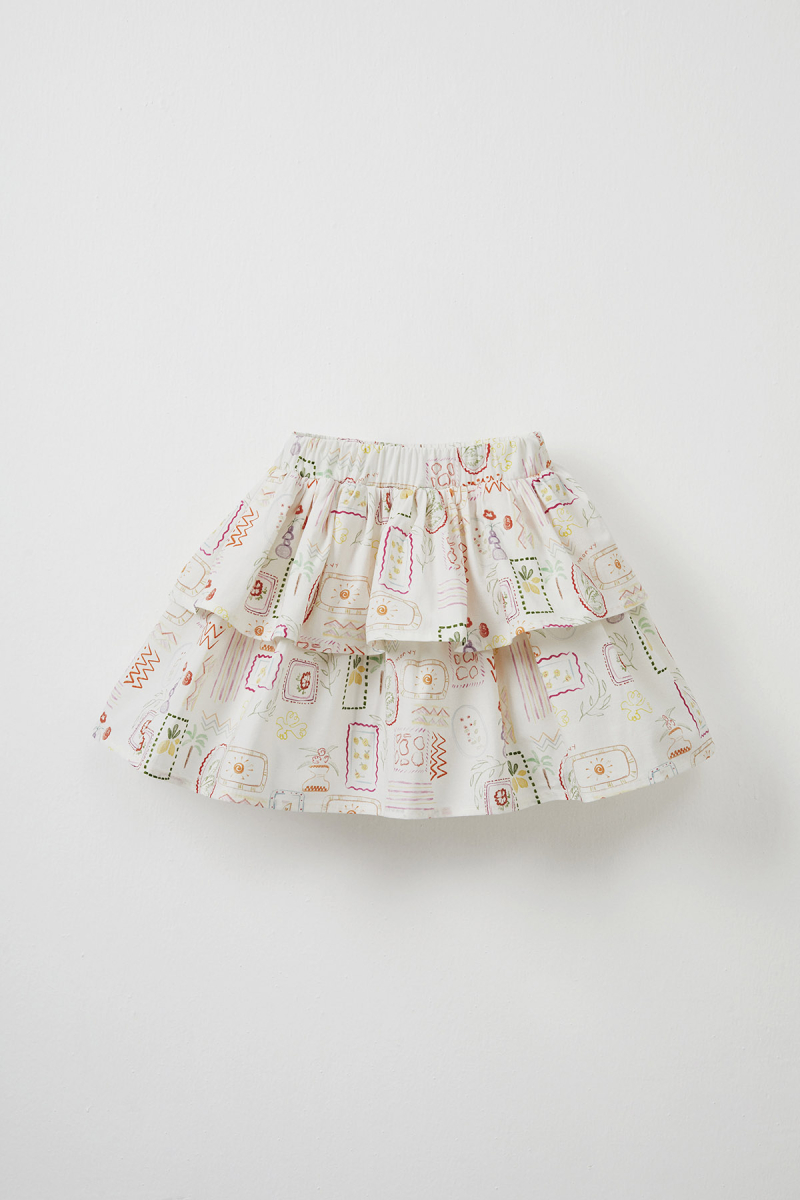 Lunetta Layered Mini Skirt - 1