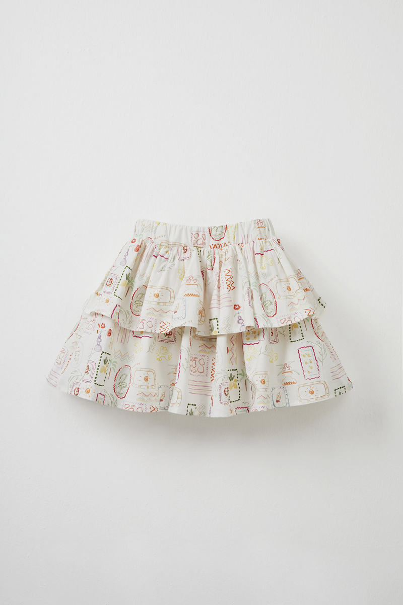 Lunetta Layered Mini Skirt - 3