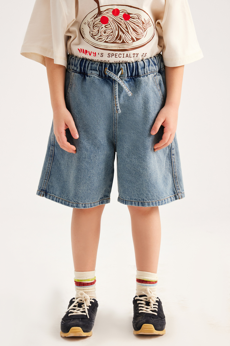 Mavi Denim Bermuda Şort - 1