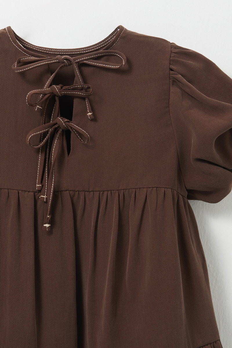 Mia Balon Kol Elbise - 3