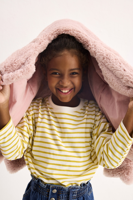 Mustard Striped Long Sleeve T-shirt 