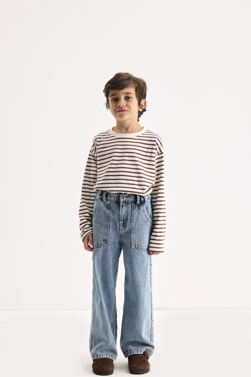 Noa Mavi Denim Pantolon - 3