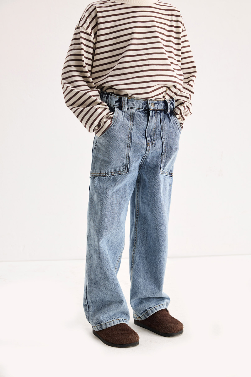 Noa Mavi Denim Pantolon - 2