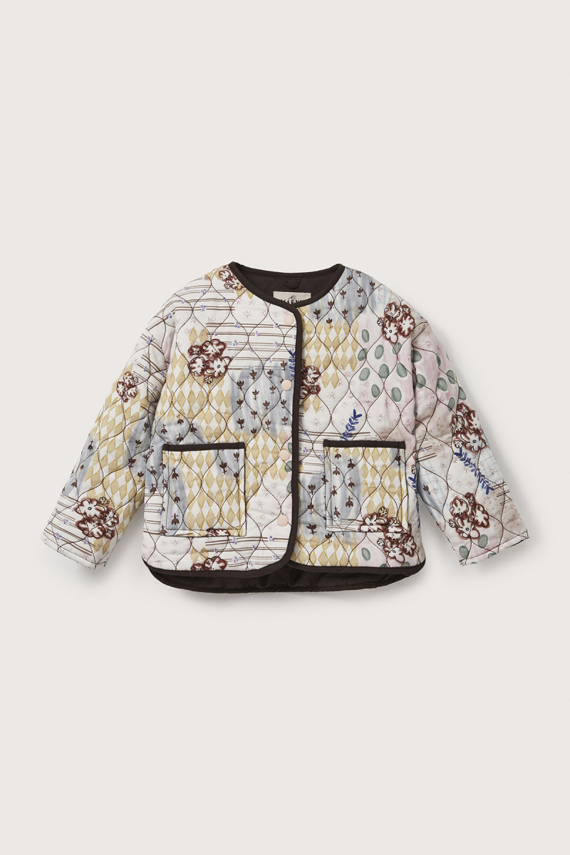 Nola Patch Desenli Kapitone Ceket - 7