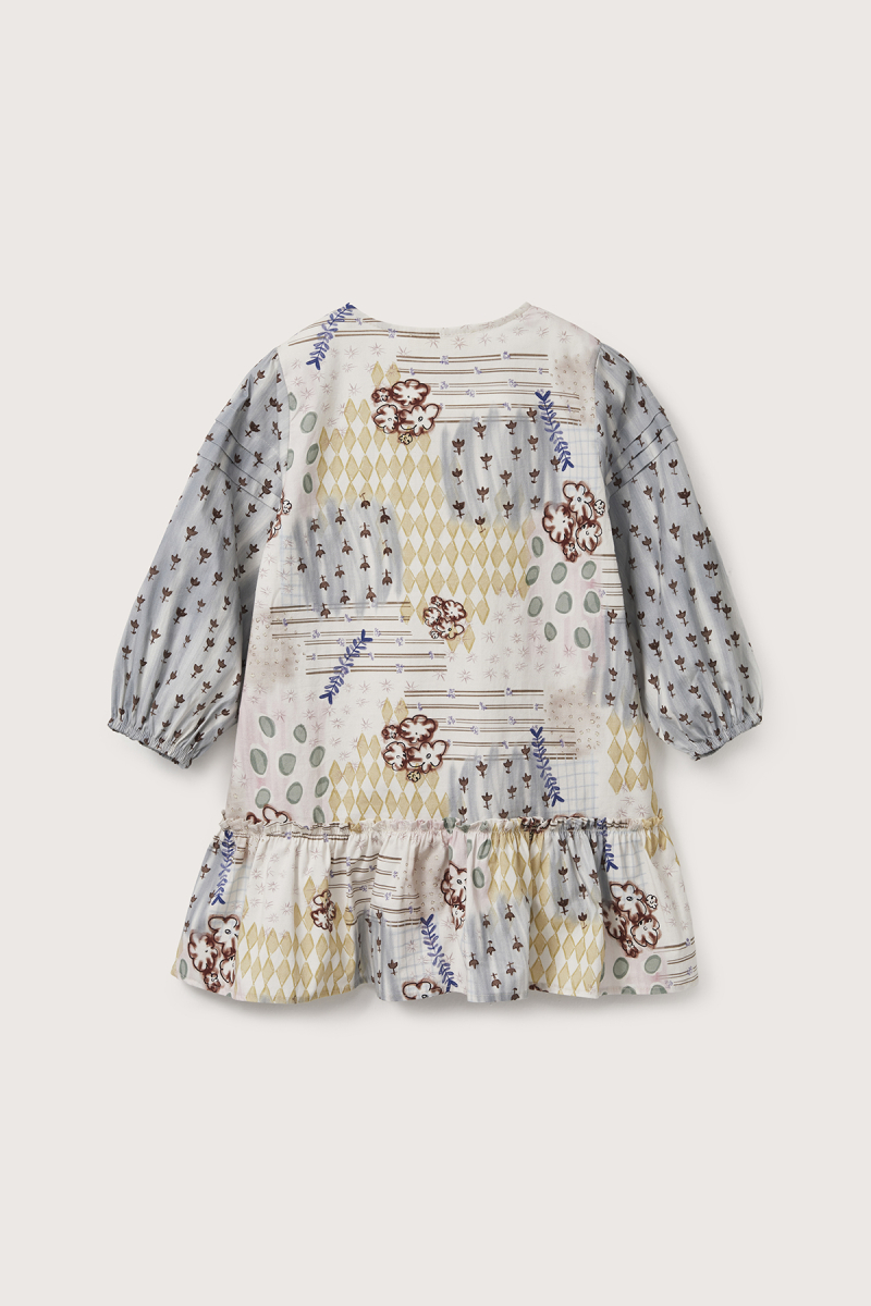 Nola Patch Patterned Dress - 6