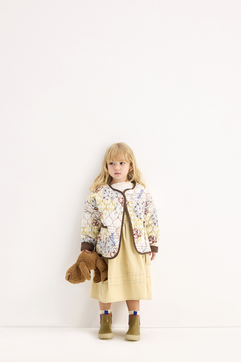 Nola Patch Patterned Quilted Jacket - 3