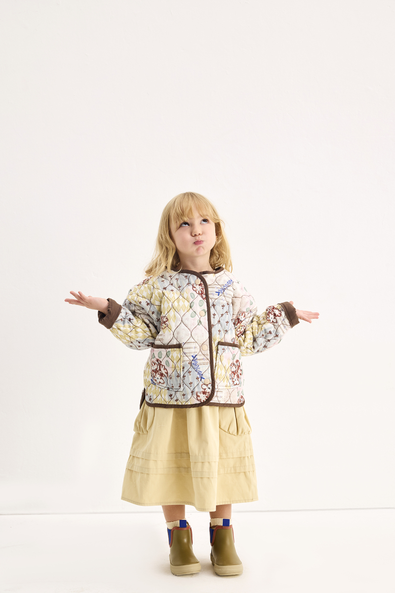 Nola Patch Patterned Quilted Jacket - 5