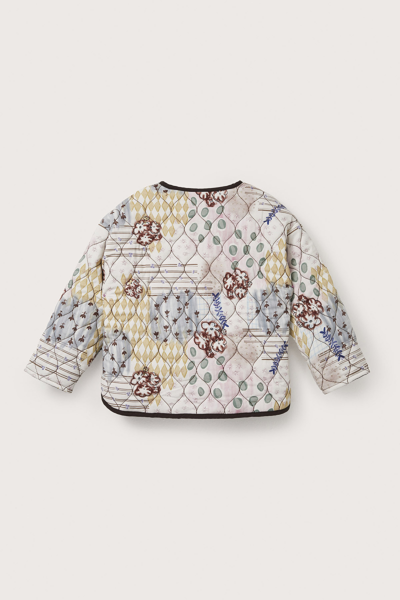 Nola Patch Patterned Quilted Jacket - 9