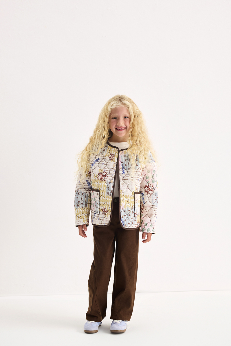 Nola Patch Patterned Quilted Jacket - 6