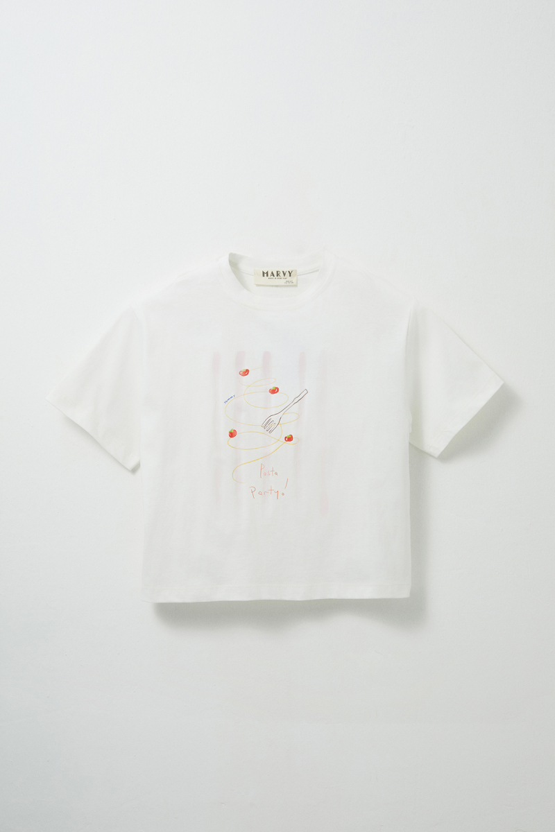 Pasta Party Printed T-shirt - 4