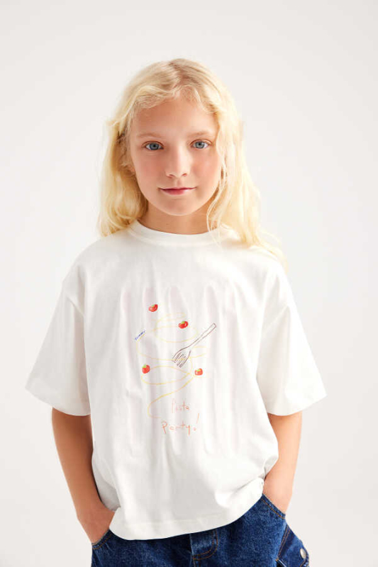 Pasta Party Printed T-shirt - MARVY