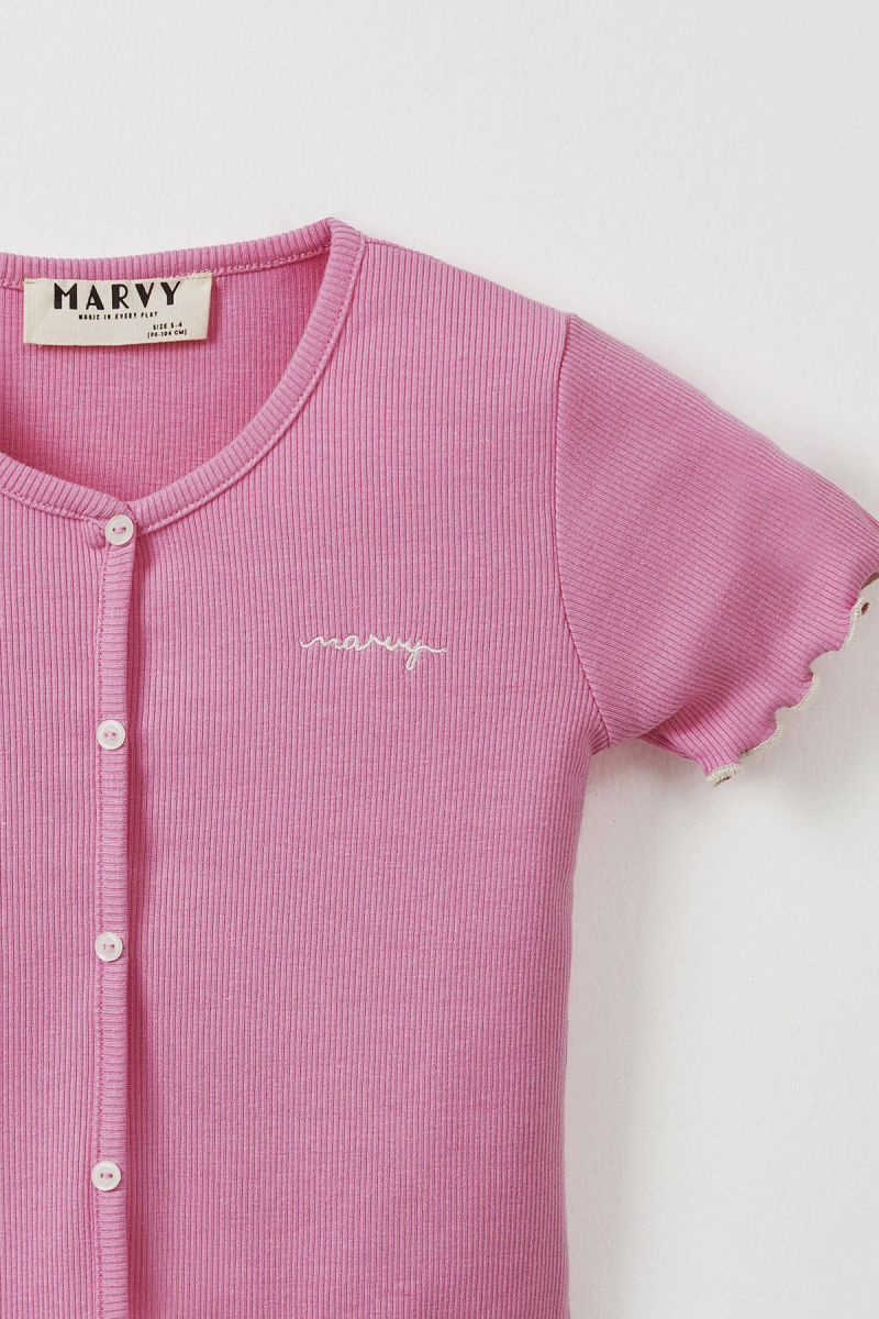 Pembe Fitilli Tshirt - Tayt Takım - 4