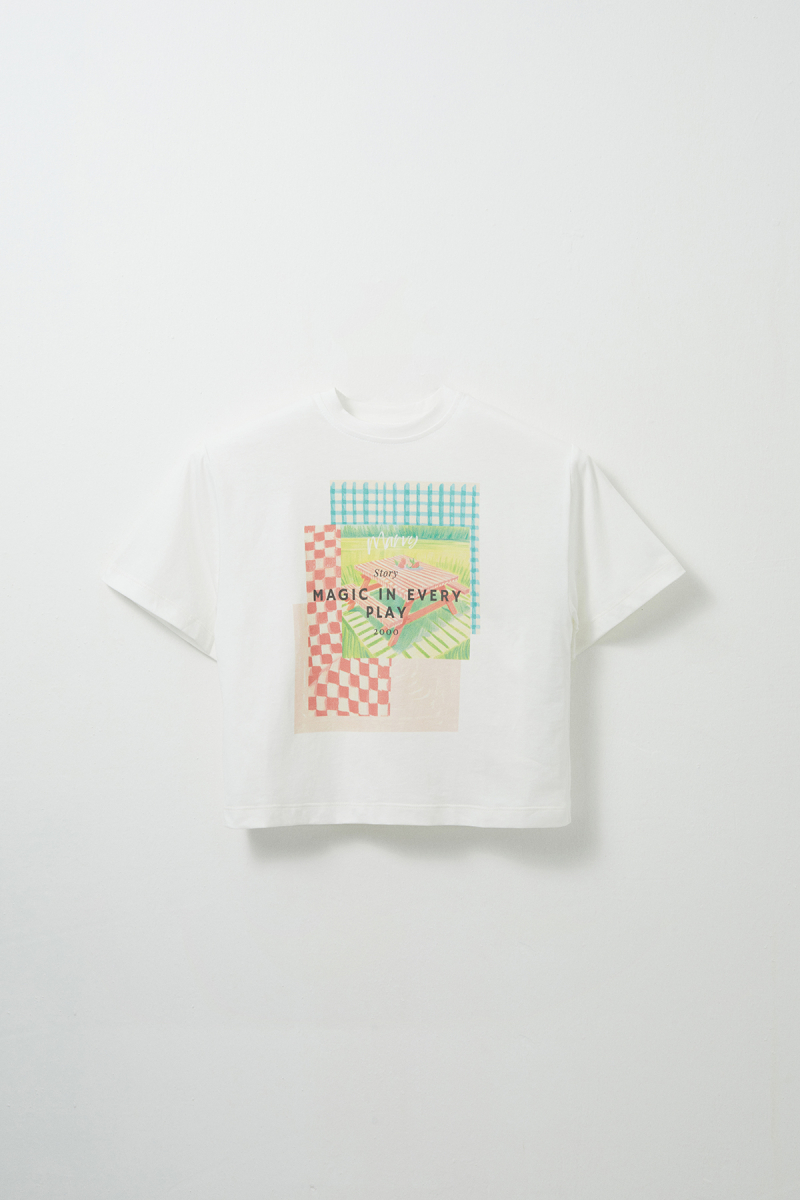 Picnic Concept Printed T-shirt - 1