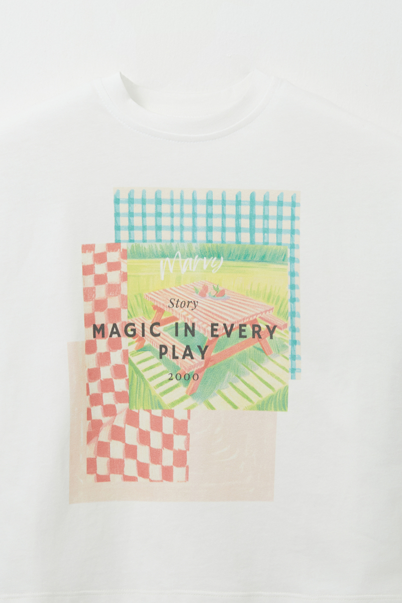 Picnic Concept Printed T-shirt - 2